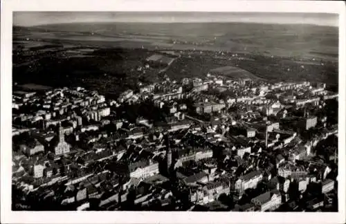 Ak Gera Thüringen, Fliegeraufnahme von der Stadt