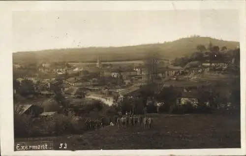 Foto Ak Exermont Ardennes, Gesamtansicht