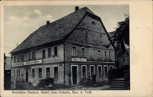 Ak Walldürn im Odenwald Baden, Hotel zum Ochsen