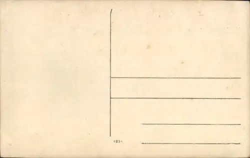 Foto Ak Standportrait einer Frau mit Fuchsstola