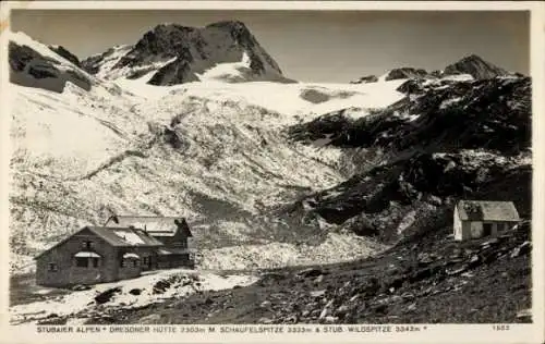 Ak Neustift im Stubaital Tirol, Dresdner Hütte