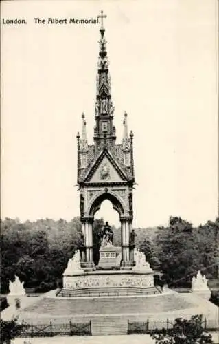 Ak London City England, Albert Memorial