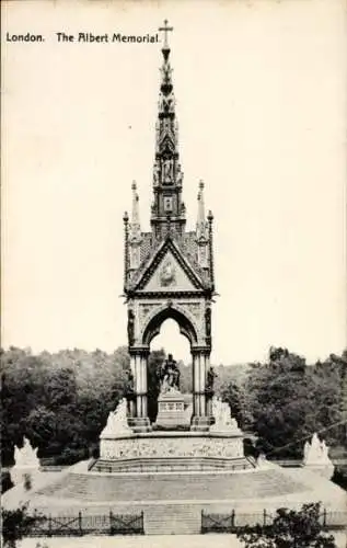 Ak London City England, Albert Memorial