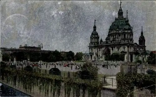 Ak Berlin Mitte, Dom, Schlossplatz
