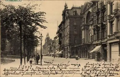 Ak Hamburg Altona, Königstraße