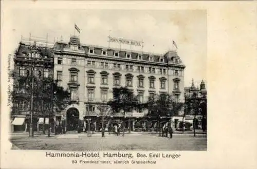 Ak Hamburg Mitte Altstadt, Hammonia Hotel