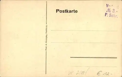 Ak Hamburg Mitte St. Georg, Kaffee Reichshof, Innenansicht