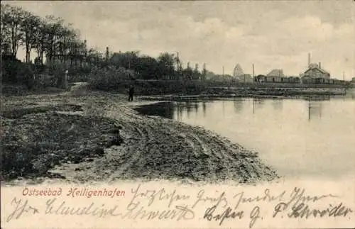 Ak Ostseebad Heiligenhafen in Holstein, Uferpartie