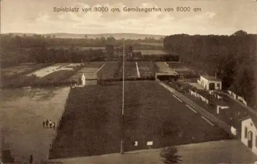 Ak Ostseebad Niendorf Timmendorfer Strand, Ostseekolonie, Spielplatz, Gemüsegarten