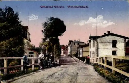 Ak Ostseebad Grömitz in Holstein, Wicheldorfstraße