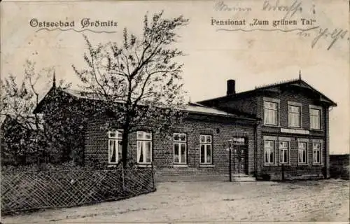 Ak Ostseebad Grömitz in Holstein, Pensionat zum Grünen Tal