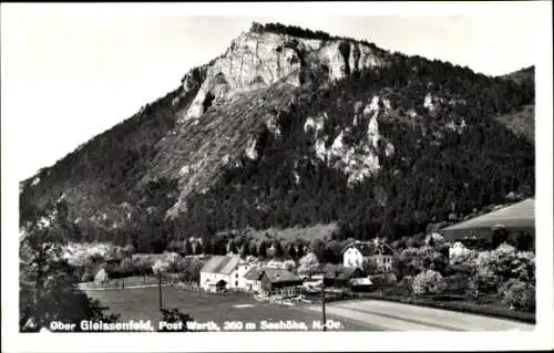 Ak Ober-Gleissenfeld Gleißenfeld Scheiblingkirchen-Thernberg Niederösterreich, Teilansicht