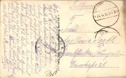 Ak Priekule Prekuln Lettland, Ortspartie