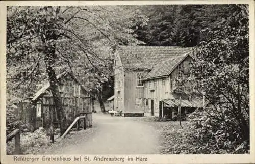 Ak St. Andeasberg Harz, Das Rehberger Grabenhaus