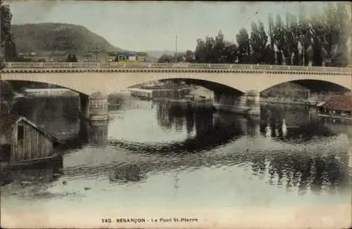 Ak Besançon Doubs, Pont St. Pierre