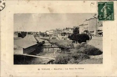 Ak Toulon Var, Mourillon, Les Bains Ste Helene