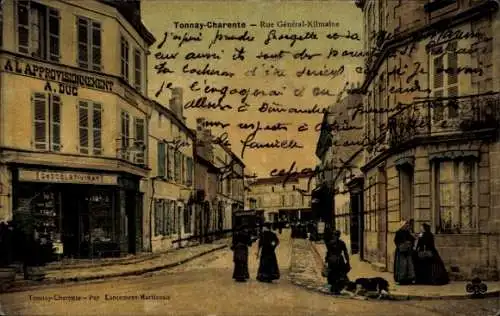 Ak Tonnay Charente en Charente Maritime, Rue General Kilmaine