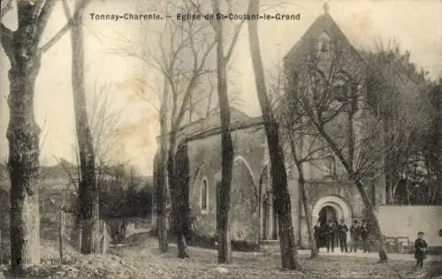 Ak Tonnay Charente en Charente Maritime, Eglise de St Coulant le Grand