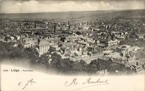 Ak Liège Lüttich Wallonien, Panorama