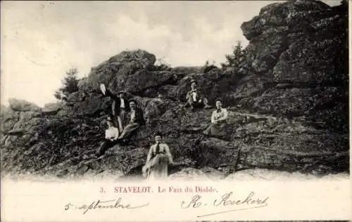 Ak Stavelot Wallonien Lüttich, Le Faix du Diable