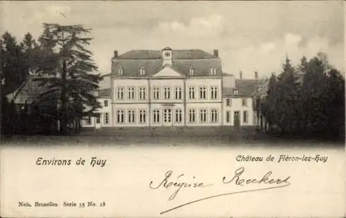 Ak Huy Wallonien Lüttich, Schloss Fleron-lez-Huy