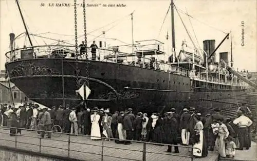 Ak Le Havre Seine Maritime, La Savote en cale seche