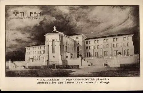 Ak Paray le Monial Saône et Loire, Bethleem, Maison Mere des Petites Auxiliares du Clerge
