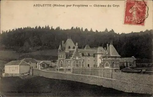 Ak Azolette Rhone, Chateau du Crot