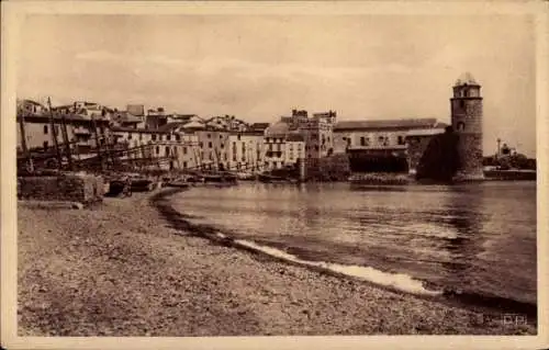 Ak Collioure Pyrénées-Orientales, Le port d'Amont