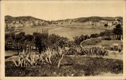 Ak Port Vendres Pyrénées Orientales, Vue generale du Port