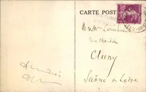 Ak Amelie les Bains Pyrénées Orientales, Vue generale prise de la route de Montalba