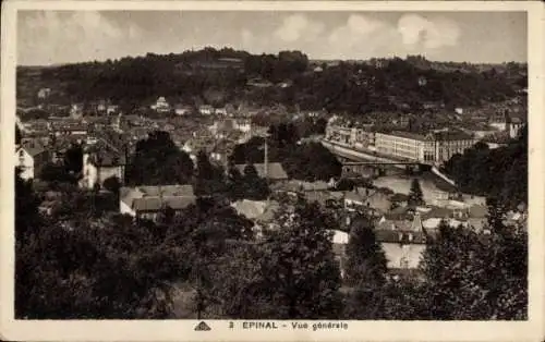 Ak Épinal Lothringen Vosges, Gesamtansicht