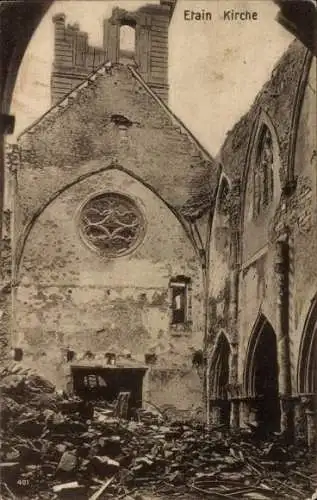 Ak Étain Meuse, Kirche