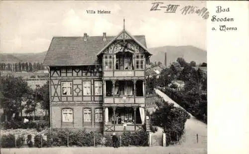 Ak Bad Sooden Allendorf an der Werra Hessen, Villa Helene