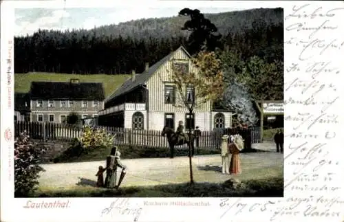 Ak Lautenthal Langelsheim im Oberharz, Kurhaus Hüttschenthal