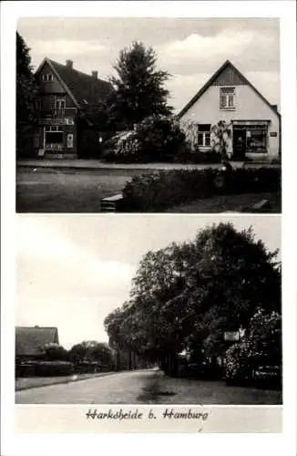 Ak Harksheide Norderstedt Schleswig Holstein, Geschäfte, Straßenansichten