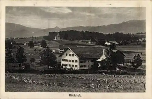 Ak Rückholz in Schwaben Oberallgäu, Teilansicht