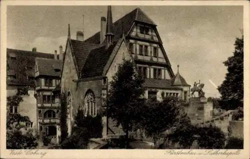 Ak Coburg in Oberfranken, Veste, Fürstenbau, Lutherkapelle