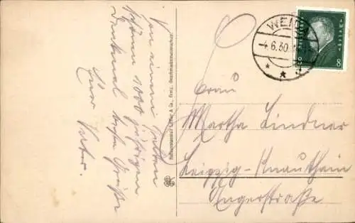 Ak Weida in Thüringen, Wiedenkirche