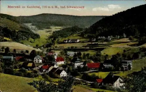 Ak Marzell im Schwarzwald, Kandertal, Panorama