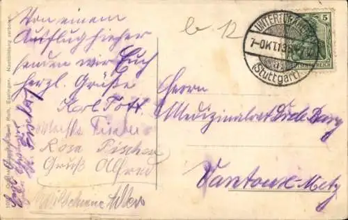 Ak Rotenberg Stuttgart, Grabkapelle auf dem Württemberg