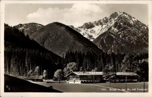 Ak Bad Wiessee in Oberbayern, Bauer in der Au, Kampen