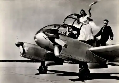 Ak Lufttaxi Super Aero 45 S, Reiseflugzeug und Rundflugmaschine