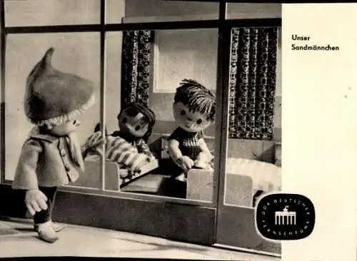 Ak Unser Sandmännchen, Sandmann, DDR Deutscher Fernsehfunk, S 19 63