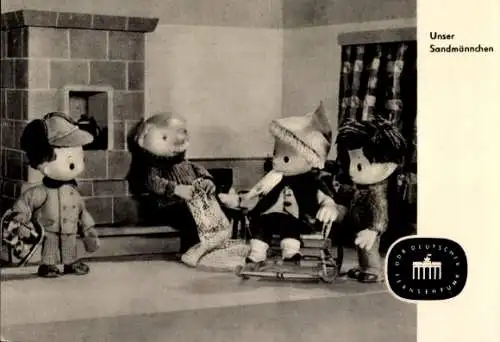 Ak Unser Sandmännchen, Sandmann, DDR Deutscher Fernsehfunk, S 22 63