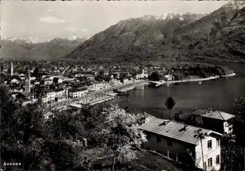 Ak Ascona Kanton Tessin, Gesamtansicht