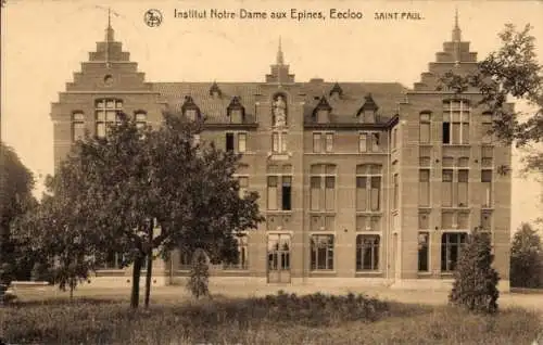 Ak Eecloo Eeklo Ostflandern, Institut Notre Dame aux Epines