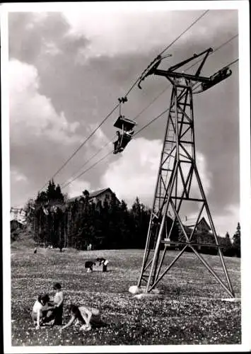 Ak Weißenstein in Kärnten, Bergbahn