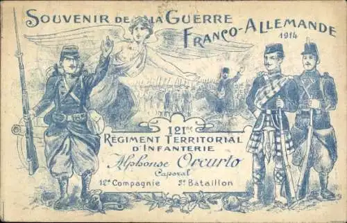 Ak 121. Territoriales Infanterieregiment, Alphonse Orcurto, 12. Komp. 3. Batl.