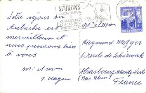 Ak Schruns in Vorarlberg, Hochjochbahn